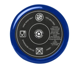 Melbourne кружка 1200 мл, сертифицированная согласно RCS, с соломинкой - Ярко- синий