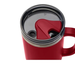 Melbourne кружка 1200 мл, сертифицированная согласно RCS, с соломинкой - Красный