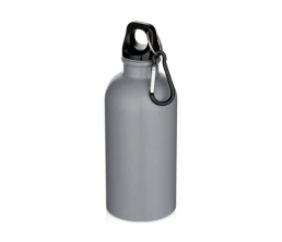 Oregon одностенная бутылка для воды с карабином, изготовленная из нержавеющей стали, сертифицированной по стандарту RCS, объемом 400 мл - Серый
