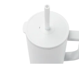 Brady термостакан с силиконовой трубочкой, 900 мл, сертифицированный согласно RCS- Белый