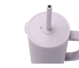 Brady термостакан с силиконовой трубочкой, 900 мл, сертифицированный согласно RCS- Сиреневый