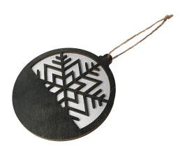 Подвеска деревянная «Noirflake»