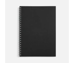 Блокнот Salvador в клетку, черный ver.2