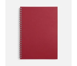 Блокнот Salvador в клетку, красный ver.2