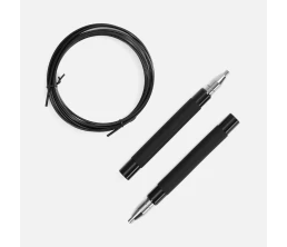 Скоростная скакалка Profi Comfi, черная