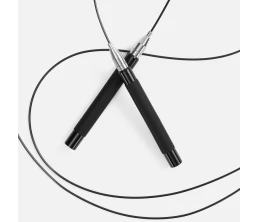 Скоростная скакалка Profi Comfi, черная