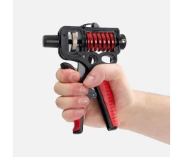 Эспандер кистевой пружинный Motive Power, черный с красным