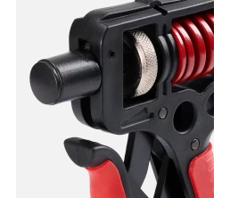 Эспандер кистевой пружинный Motive Power, черный с красным