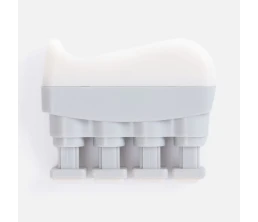 Эспандер кистевой FingerTap, серый с белым