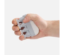 Эспандер кистевой FingerTap, серый с белым
