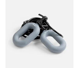 Мультифункциональная скакалка с эспандером Multi McFly, серая