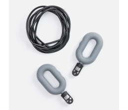 Мультифункциональная скакалка с эспандером Multi McFly, серая