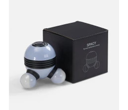 Ручной вибромассажер Spacy, серый с черным