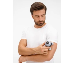 Ручной вибромассажер Spacy, серый с черным