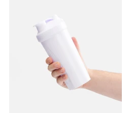 Спортивный шейкер Shake It Easy, белый