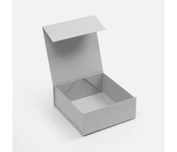 Коробка складная Quadra Fold, серая