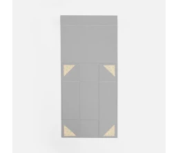 Коробка складная Quadra Fold, серая