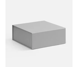 Коробка складная Quadra Fold, серая