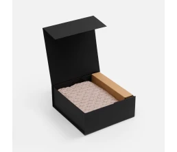 Коробка складная Quadra Fold, черная