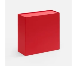 Коробка складная Quadra Fold, красная