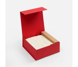 Коробка складная Quadra Fold, красная