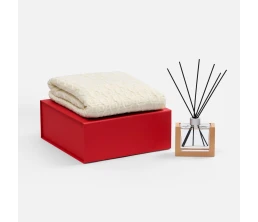 Коробка складная Quadra Fold, красная