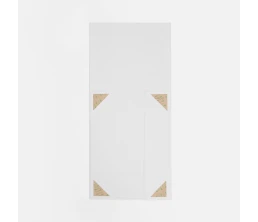 Коробка складная Quadra Fold, белая