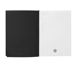 Ежедневник Flat Maxi, недатированный, черный