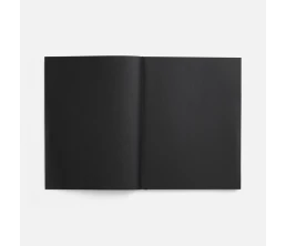 Ежедневник Flat Maxi, недатированный, черный