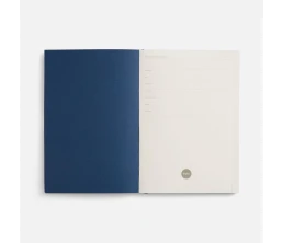 Ежедневник Flat, недатированный, синий, ver.2