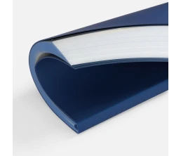 Ежедневник Flat, недатированный, синий, ver.2