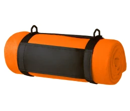 Плед «Нежность» с плечевым ремнем, оранжевый