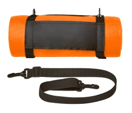 Плед «Нежность» с плечевым ремнем, оранжевый