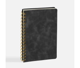 Ежедневник Spiral, недатированный, черный