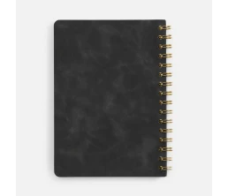 Ежедневник Spiral, недатированный, черный