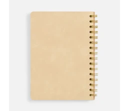 Ежедневник Spiral, недатированный, бежевый