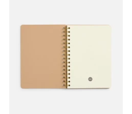Ежедневник Spiral, недатированный, бежевый