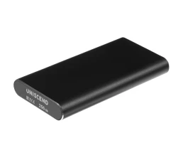 Портативный внешний диск SSD Uniscend Drop, 256 Гб, черный, без футляра