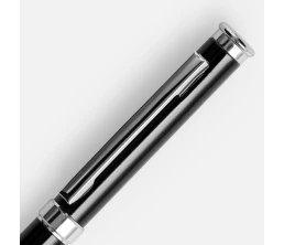 Ручка шариковая Finn Chrome, черная