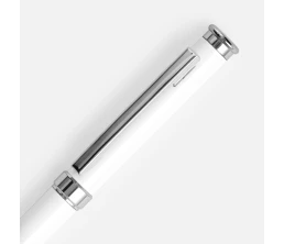 Ручка шариковая Finn Chrome, белая