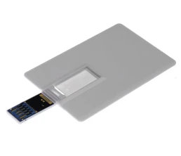 USB 3.0- флешка на 128 Гб в виде визитки, с раскладным чипом