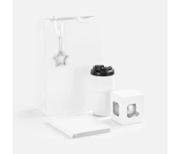 Набор Astrela, белый с серебристым