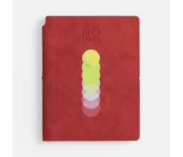 Ежедневник Kuka, недатированный, ver.2, красный