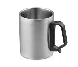 Стальная кружка с двойными стенками "Climber Max", 450 мл, черный