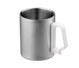 Стальная кружка с двойными стенками "Climber Max", 450 мл, белый