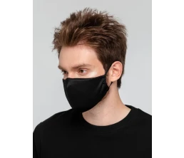 Маска для лица, черная