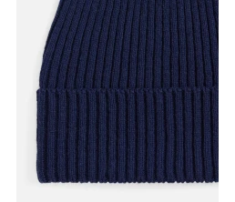 Шапка Catch Match с помпоном, темно-синяя