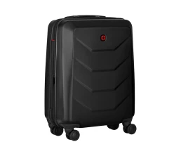Чемодан WENGER Prymo, чёрный, малый, 40х55х20 см, 36 л, ABS+PC