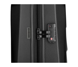 Чемодан WENGER Prymo, чёрный, средний, 45х65х26 см, 59 л, ABS+PC