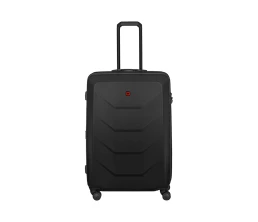 Чемодан WENGER Prymo, чёрный, большой, 52х76х30 см, 93 л, ABS+PC